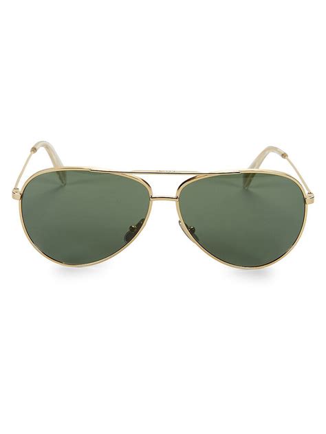 cl40062u celine|Shop CELINE CL40062U 61MM Aviator Sunglasses .